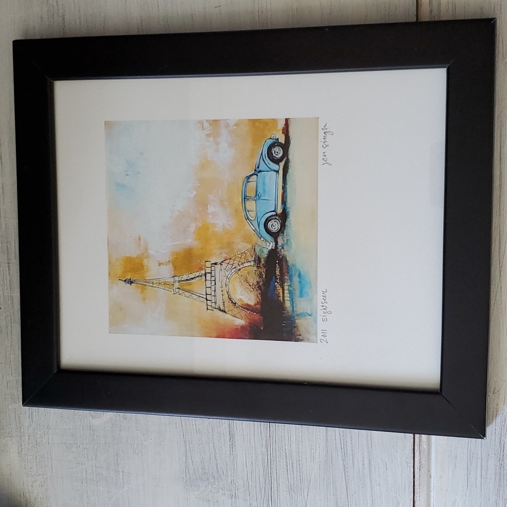 Signed original watercolor